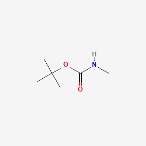 Chemical structure of tert-butyl N-methylcarbamate