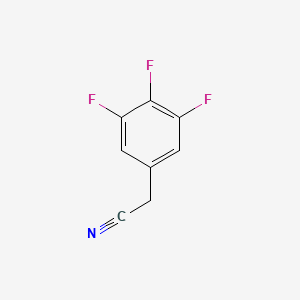 Chemical structure of 3,4,5-Trifluorophenylacetonitrile