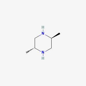Chemical structure of trans-2,5-Dimethylpiperazine