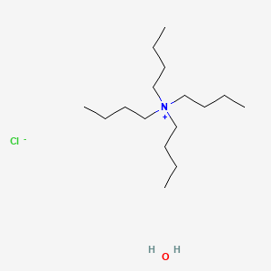 Chemical structure of Tetrabutylammonium chloride hydrate