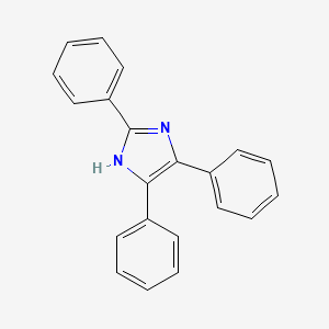 Chemical structure of 2,4,5-Triphenylimidazole