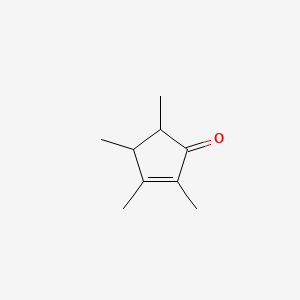 Chemical structure of 2,3,4,5-Tetramethyl-2-cyclopentenone