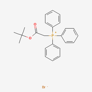Chemical structure of (tert-Butoxycarbonylmethyl)triphenylphosphonium bromide