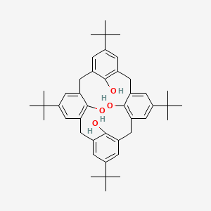 Chemical structure of 4-tert-Butylcalix[4]arene