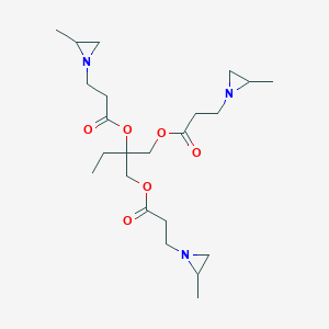 Chemical structure of Trimethylolpropane tris(2-methyl-1-aziridinepropionate)