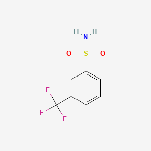 Chemical structure of 3-(Trifluoromethyl)benzenesulfonamide