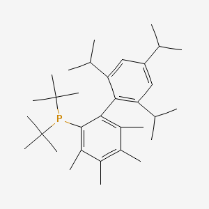 Chemical structure of Tetramethyl tBuXPhos