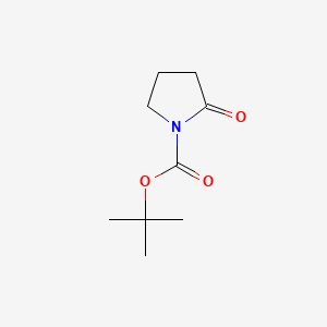 Chemical structure of 1-(tert-Butoxycarbonyl)-2-pyrrolidinone