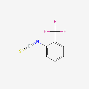 Chemical structure of 2-(Trifluoromethyl)phenyl isothiocyanate