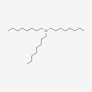Chemical structure of Trioctylaluminum