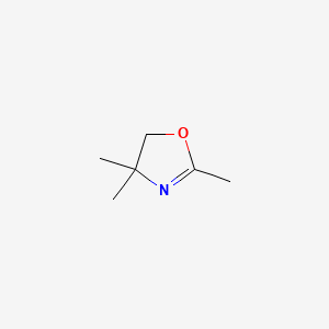 Chemical structure of 2,4,4-Trimethyl-2-oxazoline