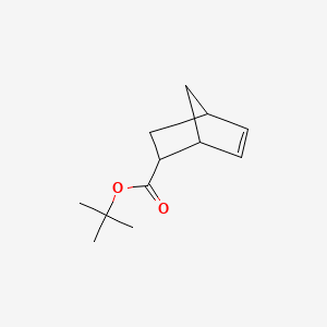 Chemical structure of tert-Butyl 5-Norbornene-2-carboxylate (endo- and exo- mixture)