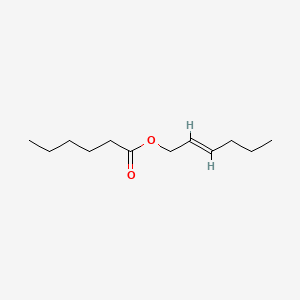 Chemical structure of trans-2-Hexenyl Hexanoate