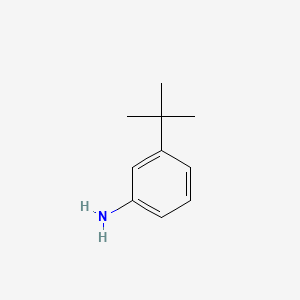 Chemical structure of 3-tert-Butylaniline