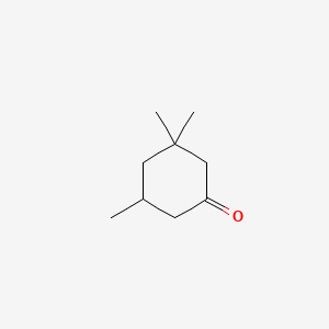 Chemical structure of 3,3,5-Trimethylcyclohexanone
