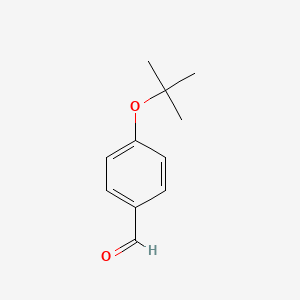 Chemical structure of 4-tert-Butoxybenzaldehyde