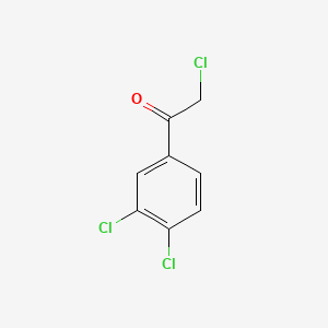 Chemical structure of 2,3',4'-Trichloroacetophenone