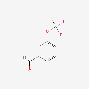 Chemical structure of 3-(Trifluoromethoxy)benzaldehyde