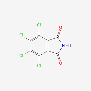 Chemical structure of 3,4,5,6-Tetrachlorophthalimide