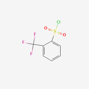 Chemical structure of 2-(Trifluoromethyl)benzenesulfonyl Chloride