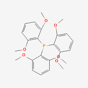 Chemical structure of Tris(2,6-dimethoxyphenyl)phosphine