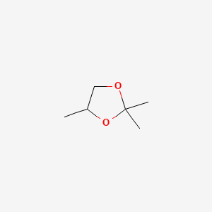 Chemical structure of 2,2,4-Trimethyl-1,3-dioxolane