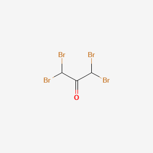 Chemical structure of 1,1,3,3-Tetrabromoacetone