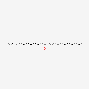 Chemical structure of 12-Tricosanone
