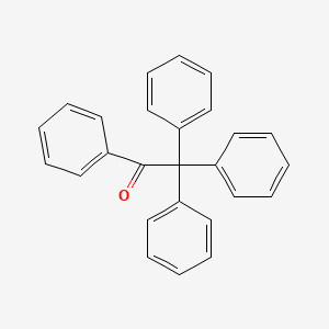 Chemical structure of 2,2,2-Triphenylacetophenone