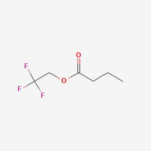Chemical structure of 2,2,2-Trifluoroethyl Butyrate
