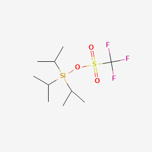Chemical structure of Triisopropylsilyl Trifluoromethanesulfonate