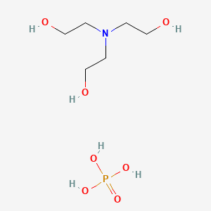 Chemical structure of Triethanolamine Phosphate