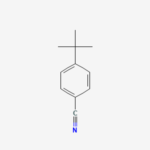 Chemical structure of 4-tert-Butylbenzonitrile
