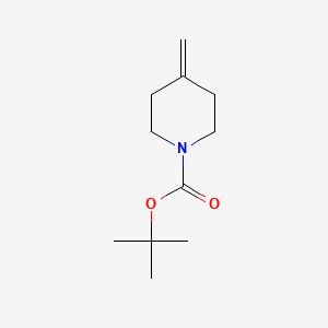 Chemical structure of 1-tert-Butoxycarbonyl-4-methylenepiperidine