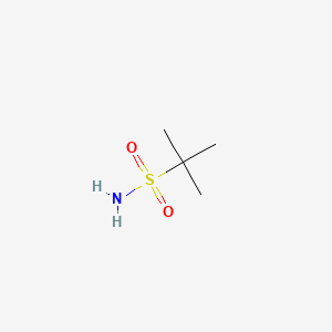 Chemical structure of tert-Butylsulfonamide