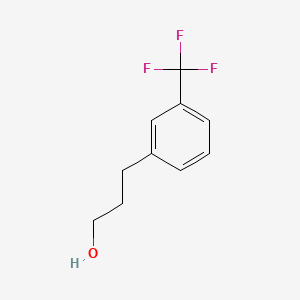 Chemical structure of 3-[3-(Trifluoromethyl)phenyl]-1-propanol