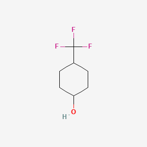 Chemical structure of 4-(Trifluoromethyl)cyclohexanol (cis- and trans- mixture)