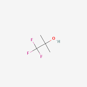 Chemical structure of 2-Trifluoromethyl-2-propanol