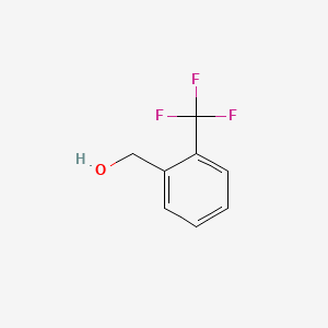 Chemical structure of 2-(Trifluoromethyl)benzyl Alcohol
