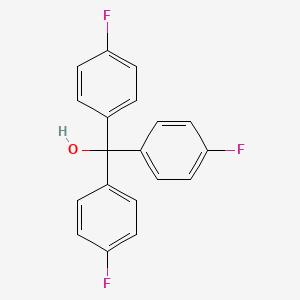 Chemical structure of 4,4',4''-Trifluorotrityl Alcohol