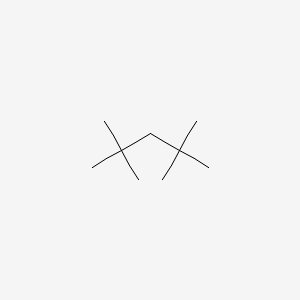 Chemical structure of 2,2,4,4-Tetramethylpentane