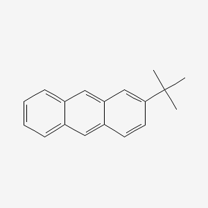 Chemical structure of 2-tert-Butylanthracene