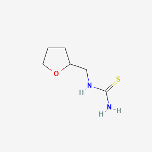 Chemical structure of [(Tetrahydrofuran-2-yl)methyl]thiourea