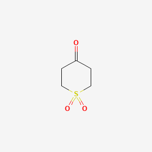 Chemical structure of Tetrahydrothiopyran-4-one 1,1-Dioxide