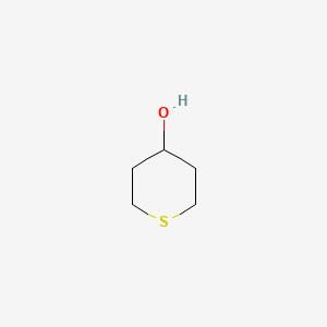Chemical structure of Tetrahydro-2H-thiopyran-4-ol