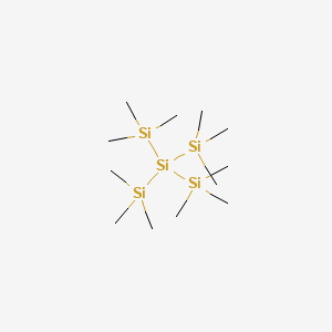 Chemical structure of Tetrakis(trimethylsilyl)silane