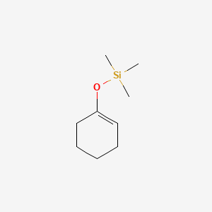 Chemical structure of 1-(Trimethylsilyloxy)cyclohexene