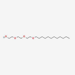 Chemical structure of Triethylene Glycol Monododecyl Ether