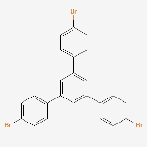 Chemical structure of 1,3,5-Tris(4-bromophenyl)benzene