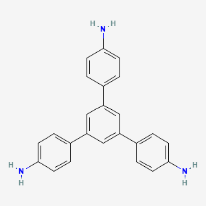 Chemical structure of 1,3,5-Tris(4-aminophenyl)benzene